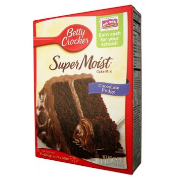 Betty Crocker Super Moist Chocolate Fudge Cake 517g 12 Packungen